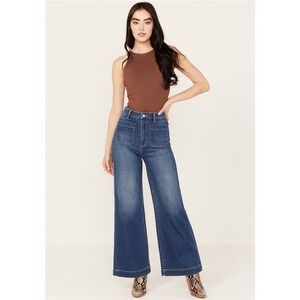 NWT Rolla's 31 High Rise Stretch Blue Sailor Jeans Dungarees 128484